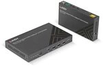 LINDY 38346 70m Cat.6A HDMI 4K60 & Typ C HDBaseT 3.0 KVM Extender