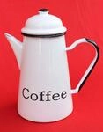 DanDiBo Kaffeekanne 578TB Coffee 1,0 L emailliert 22 cm Wasserkanne Kanne...