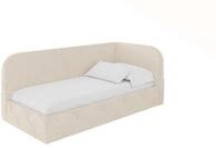 ALTDECOR Jugendbett ohne Matratze - ELRY 80x200 Beige | Kinderbett Polsterbett