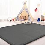 TT Home Krabbelmatte Babyzimmer Teppich Spielmatte Kinder Unifarben rutschfest
