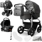 Bergsteiger Capri Kombikinderwagen 4-in-1 Babywanne Sportsitz Isofix |...