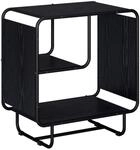 vidaXL Sideboard Schwarz Eichen-Optik 60 x 37,5 x 64,5 cm | Langlebige und...