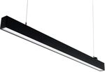 LUXULA LED Pendelleuchte 120 cm Schwarz, 30W 3600lm, 3000K-6500K | einstellbare