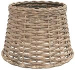 vidaXL Lampenschirm Braun &Oslash;25x17 cm Korbweide