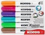 Kores - K-Marker XW2: Bunte Whiteboard Marker mit Keilspitze, Trocken Abwischbar und