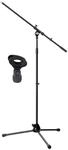 Pronomic MS-15 Pro Mikrofonstativ mit Galgen SET (stabiler Dreibein,...