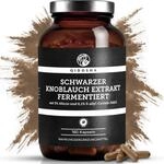 QIDOSHA&reg; Schwarzer Knoblauch Extrakt hochdosiert, 180 Kapseln im Apothekerglas,