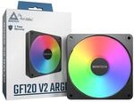 MONTECH GF120 V2 ARGB 120 mm Geh&auml;usel&uuml;fter, schlankes und minimalistisches Design,