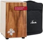 XDrum Cajon Peruana Koa (3 mm Schlagplatte, 9 mm Birkenkorpus, 48 cm hoch, inkl.