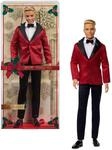 Barbie Signature 2026 Holiday Blonder Ken | Modepuppe zum Sammeln in komplettem Anzug