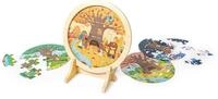Hape 4-Jahreszeiten-Lagenpuzzle - Puzzle-Set mit Szenen aus Fr&uuml;hling, Sommer, Herbst