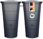 GARANTIA Ibiza Regentonnen-Set eckig 400 Liter Graphite Grey, 2 x Ibiza | 200...