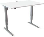 STIER Elektrisch h&ouml;henverstellbarer Schreibtisch 501-43 120 x 80cm Wei&szlig;