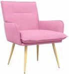vidaXL Sessel Rosa Stoff