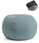 mokebo Outdoor Pouf Hocker mit Schutzh&uuml;lle 'Der Kugelige' (60x45 cm) Made in