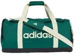 adidas Unisex Essentials Linear Duffel Bag Duffel_Bag, Collegiate Green/Ivory, M