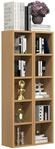 VCM Standregal Buche 20x17x187 cm 10 F&auml;cher Holzwerkstoff Medienregal |...