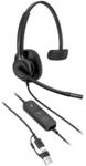Poly Mission 410 Headset f&uuml;r PC, Monaural, USB‑C/USB‑A,