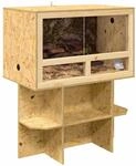 vidaXL Terrarium Braun 80 x 50 x 100 cm OSB