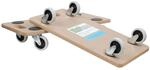 TRUTZHOLM 2er Set Transportroller Soft Wheel geeignet f&uuml;r empfindliche B&ouml;den