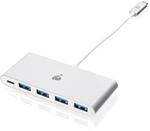 IOGEAR USB C Hub, Power Delivery, USB-C 3.0 auf 4 Port USB-A hub, f&uuml;r MacBook,
