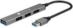 USB-A 3.2 Hub with 4 Slim USB-A Ports in Metal