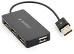 HUB USB GEMBIRD 2.0 4 PUERTOS Negro
