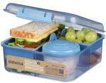 Sistema Ocean Bound Kunststoff-Bento-Box, W&uuml;rfel, 1,25 l, quadratische...