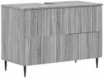 vidaXL Waschbeckenschrank ZWOLLE Sonoma-Grau 82 x 41 x 58,5 cm