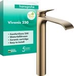 hansgrohe Vivenis - Waschtischarmatur ohne Ablauf, Wasserhahn Bad mit Auslauf...