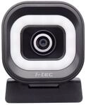 i-tec Solomon 700 Stream Webcam 4K mit Integriertes LED-Ringlicht,...