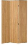 Homestyle4u Paravent 3-teilig Natur Bambusstreben, Indoor Raumteiler aus Holz...
