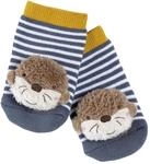 Fehn Rasselsocken Otter Theo &ndash; Activity-Babys&ouml;ckchen mit Tier-Motiv | Zum Greifen,