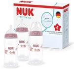 NUK First Choice Babyflaschen | 3+ Monate | 300 ml | Anti-Kolik-Babyflasche | PP 