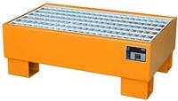 Bauer | Stahl-Auffangwanne | LxBxH 800 x 500 x 290 mm, lackiert orange RAL...