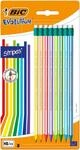 BIC Evolution Streifen Bleistift zum Zeichen mit integriertem Radiergummi und