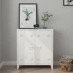[en.casa] Metallschrank Orip&auml;&auml; Wohnzimmerschrank 90 x 80 x 33 cm Aktenschrank