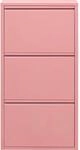Kare Design Schuhschrank Caruso, Rosa, 104x50x15 cm | bis 10 kg belastbar, f&uuml;r 10