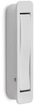 SOTECH Moderner Klapphaken ZILLY zum Einlassen wei&szlig; 80 x 20 mm BA 66 mm 