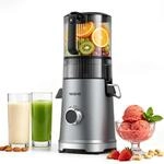 YASHE Entsafter, 600W Slow Juicer mit 150mm Extra Gro&szlig;em Einf&uuml;llschacht aus