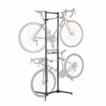 Relaxdays Fahrradst&auml;nder, 2 Fahrr&auml;der, MBT, Rennrad, E-Bike, schwarz |...