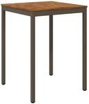 vidaXL Gartenbar-Tisch Natur und Kaffee 80 x 80,5 x 105 cm