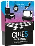 TOPP CLUE5#90er-Jahre. 5 Hinweise, nur eine L&ouml;sung. Das Trend-Quiz f&uuml;r Deine