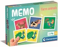 Clementoni Memo Pocket Farm Animals - Tierspiel f&uuml;r Kinder ab 4 Jahren | Memo...