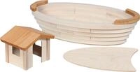 goki HOLZTIGER 80614 - Arche Noah aus Holz, handgearbeitetes Holzspielzeug |...