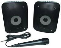 Lexibook, iParty, Bluetooth-Stereo-Lautsprecher-Set, BTS500Z | 2 Lautsprecher, Mikro