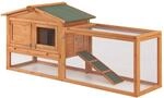 [en.casa] Kaninchenstall Oberursel 68 x 156 x 52 cm Kleintiergehege Hasenstall