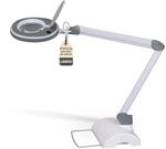 Lumeno 8213GR LED Lupenleuchte, 3 Dioptrien, dimmbar mit Tischstativ |...