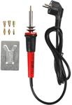Brandmalkolben, Gr&ouml;&szlig;e 19x3 cm, Rot, Schwarz, EU-Stecker, 1Stck