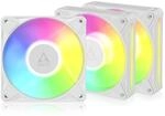 ARCTIC BioniX P12 A-RGB Wei&szlig; 3er-Pack, 120 mm PWM-L&uuml;fter, Daisy Chain | Hoher